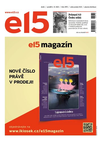 Obálka e-magazínu E15 4.12.2023