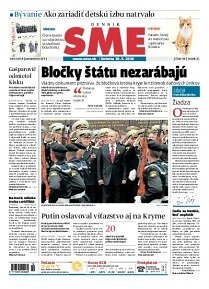 Obálka e-magazínu SME 10.5.2014