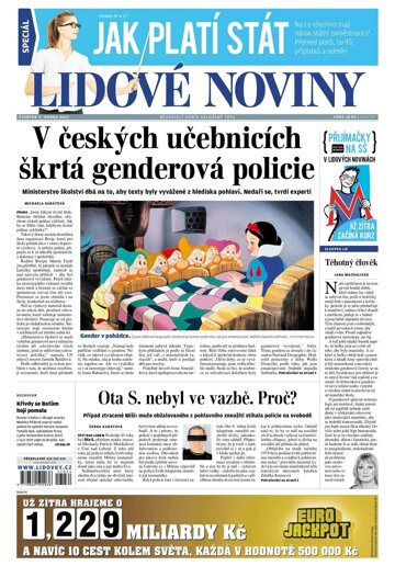 Obálka e-magazínu Lidové noviny 9.2.2017