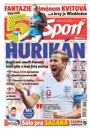 Obálka e-magazínu Sport 25.6.2018