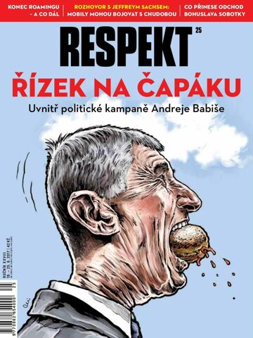 Obálka e-magazínu Respekt 25/2017
