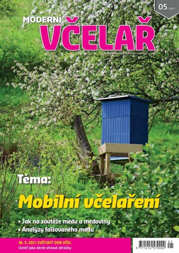 Obálka e-magazínu Moderní Včelař 5/2021