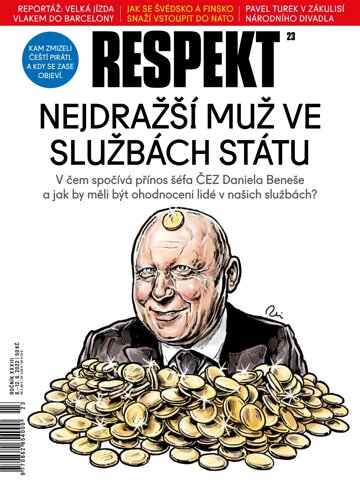 Obálka e-magazínu Respekt 23/2022