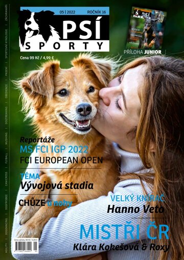 Obálka e-magazínu Psí sporty 5/2022