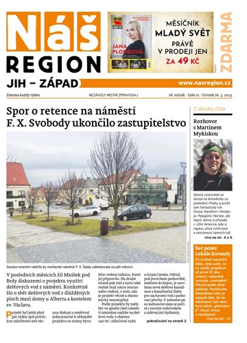 Obálka e-magazínu Náš Region - Západ 11/2023