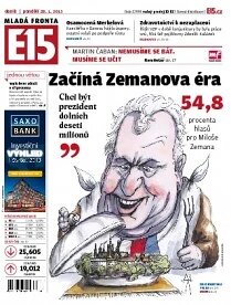 Obálka e-magazínu E15 28.1.2012