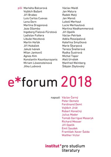 Obálka knihy E*forum 2018