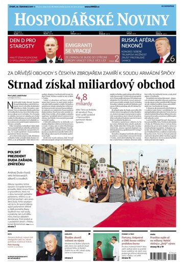 Obálka e-magazínu Hospodářské noviny 141 - 25.7.2017