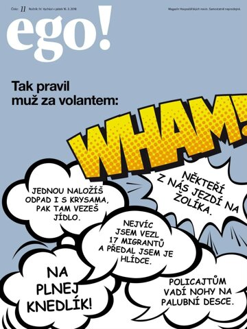 Obálka e-magazínu Hospodářské noviny - příloha Ego! 054 - 16.3.2018 Ego!