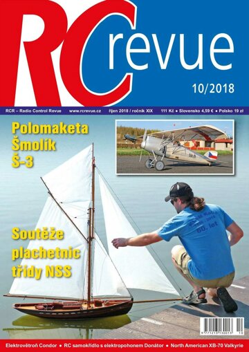 Obálka e-magazínu RC revue 10/2018
