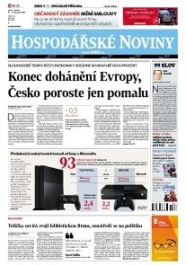 Obálka e-magazínu Hospodářské noviny 223 - 15.11.2013