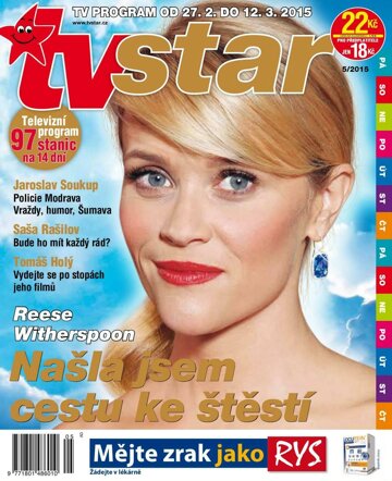 Obálka e-magazínu TV Star 5/2015