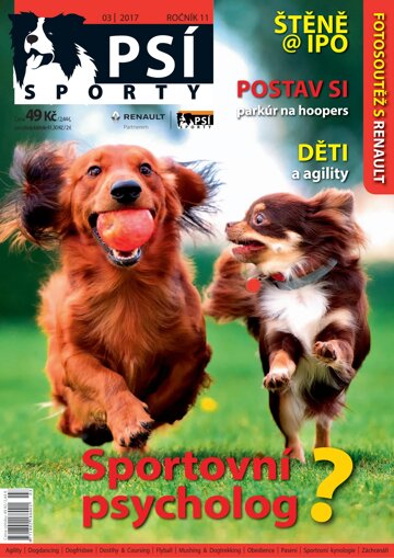 Obálka e-magazínu Psí sporty 3/2017