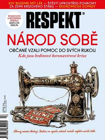 Obálka e-magazínu Respekt 13/2020