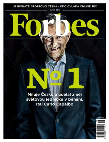 Obálka e-magazínu Forbes 8/2015