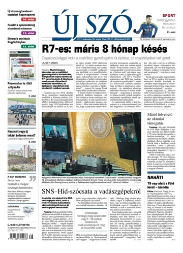 Obálka e-magazínu Új Szó 20.9.2017