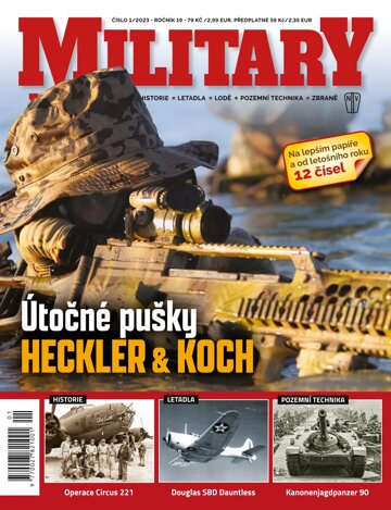 Obálka e-magazínu Military revue 1/2023