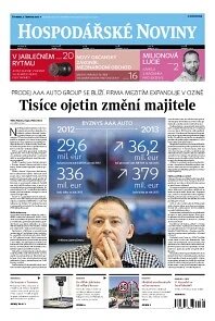 Obálka e-magazínu Hospodářské noviny 108 - 5.6.2017