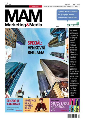 Obálka e-magazínu Marketing & Media 14 - 3.4.2017