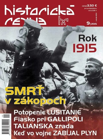 Obálka e-magazínu Historická Revue september 2015