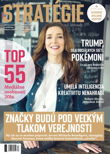Obálka e-magazínu Stratégie 12/2016