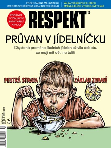 Obálka e-magazínu Respekt 12/2023