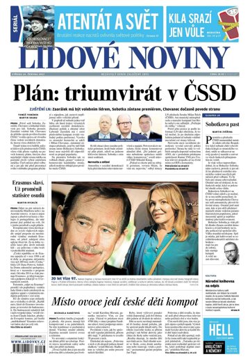 Obálka e-magazínu Lidové noviny 14.6.2017