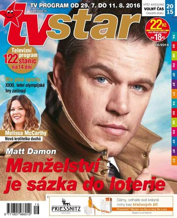Obálka e-magazínu TV Star 16/2016