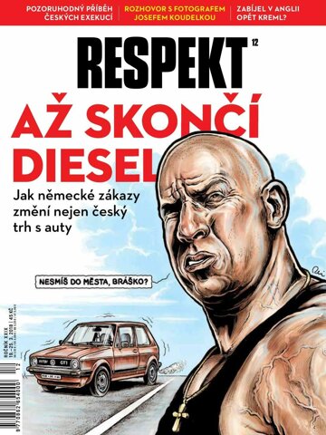 Obálka e-magazínu Respekt 12/2018