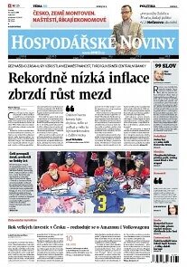 Obálka e-magazínu Hospodářské noviny 031 - 13.2.2014