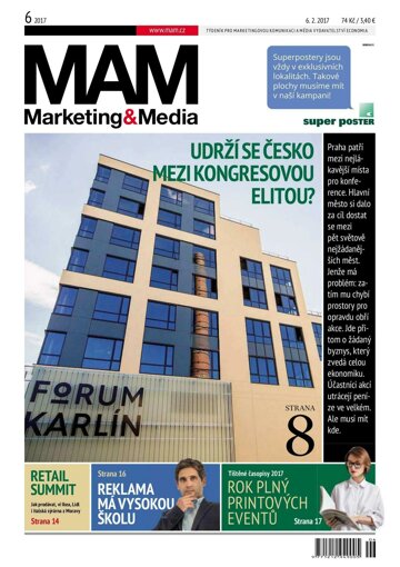 Obálka e-magazínu Marketing & Media 6 - 6.2.2017