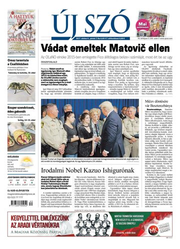 Obálka e-magazínu Új Szó 6.10.2017