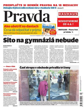 Obálka e-magazínu Pravda 2.6.2015