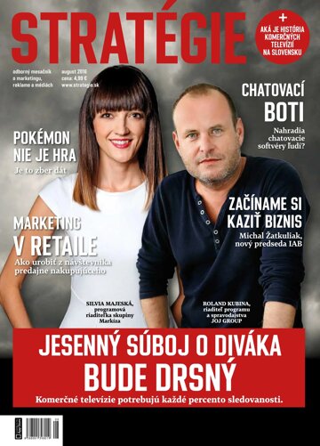 Obálka e-magazínu Stratégie 8/2016