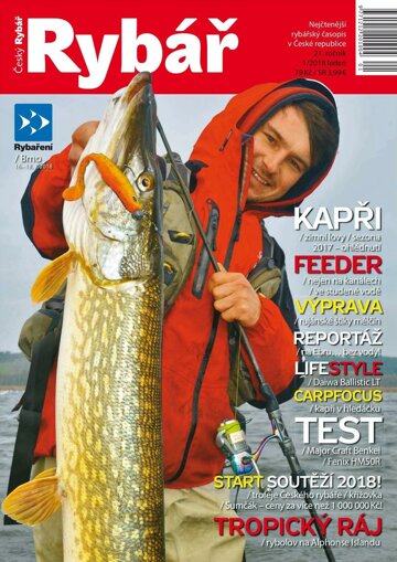 Obálka e-magazínu Český rybář 1/2018