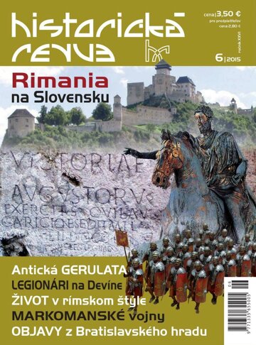 Obálka e-magazínu Historická Revue jún 2015