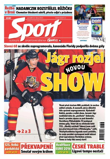 Obálka e-magazínu Sport 12.10.2015