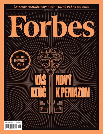 Obálka e-magazínu Forbes SK 9/2016