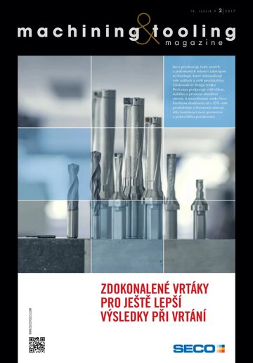 Obálka e-magazínu machining and tooling magazine 2/2017