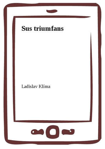 Obálka knihy Sus triumfans