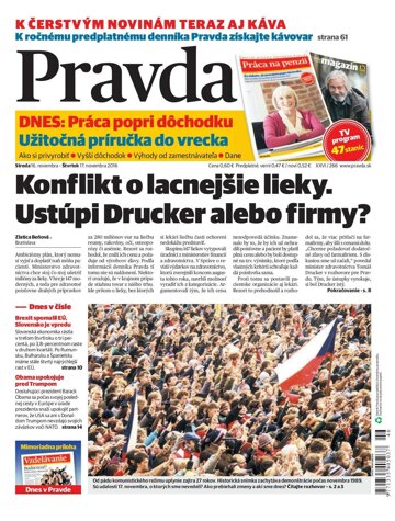 Obálka e-magazínu Pravda 16.11.2016