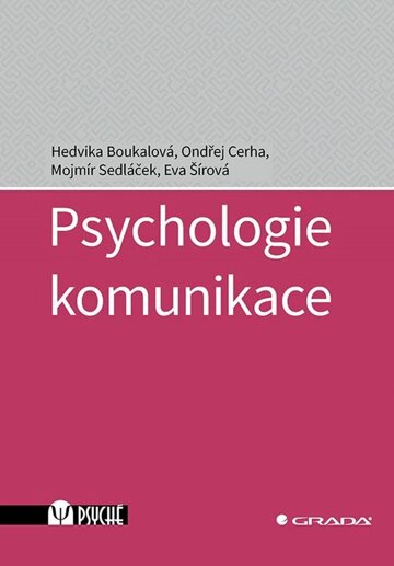 Obálka knihy Psychologie komunikace