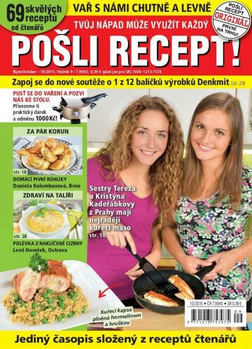 Obálka e-magazínu Pošli recept 10/2015