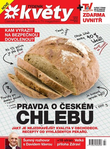 Obálka e-magazínu Týdeník Květy 7/2016