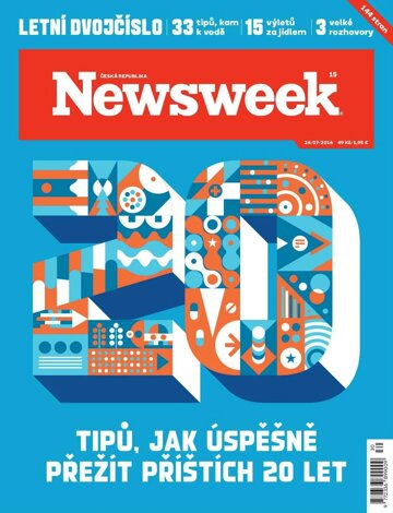 Obálka e-magazínu Newsweek CZ 15-16/2016