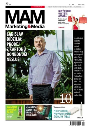 Obálka e-magazínu Marketing & Media 20 - 14.5.2018