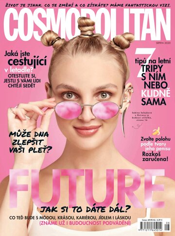 Obálka e-magazínu Cosmopolitan 8/2020