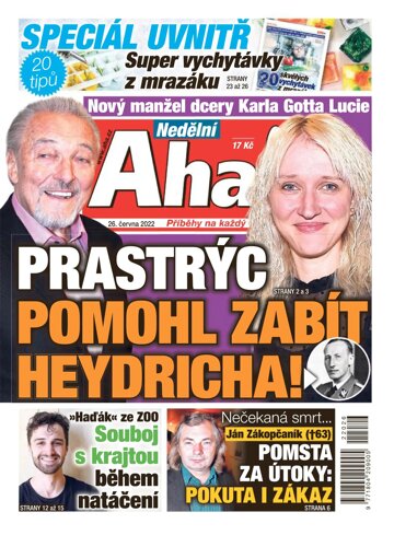 Obálka e-magazínu Nedělní AHA! 26.6.2022