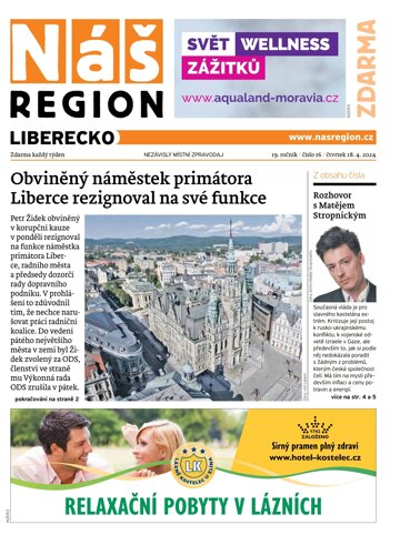 Obálka e-magazínu Náš Region - Liberecko 16/2024