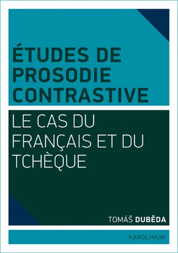 Obálka knihy Études de prosodie contrastive